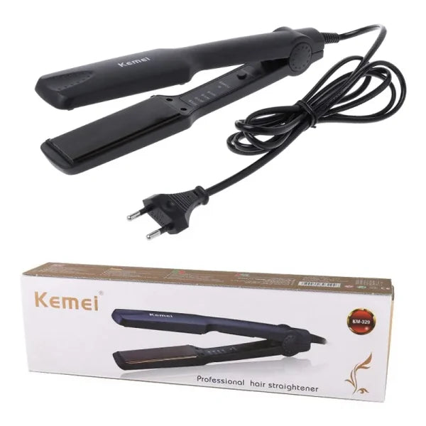 "Kemei Ceramic Tourmaline Hair Straightener - KM-329"