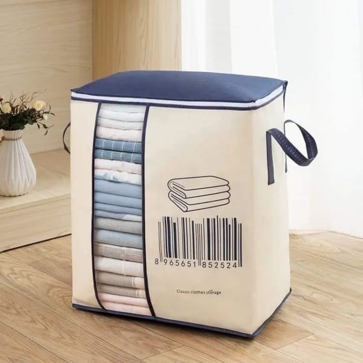 Large Non-woven Portable Clothes Storage Bag