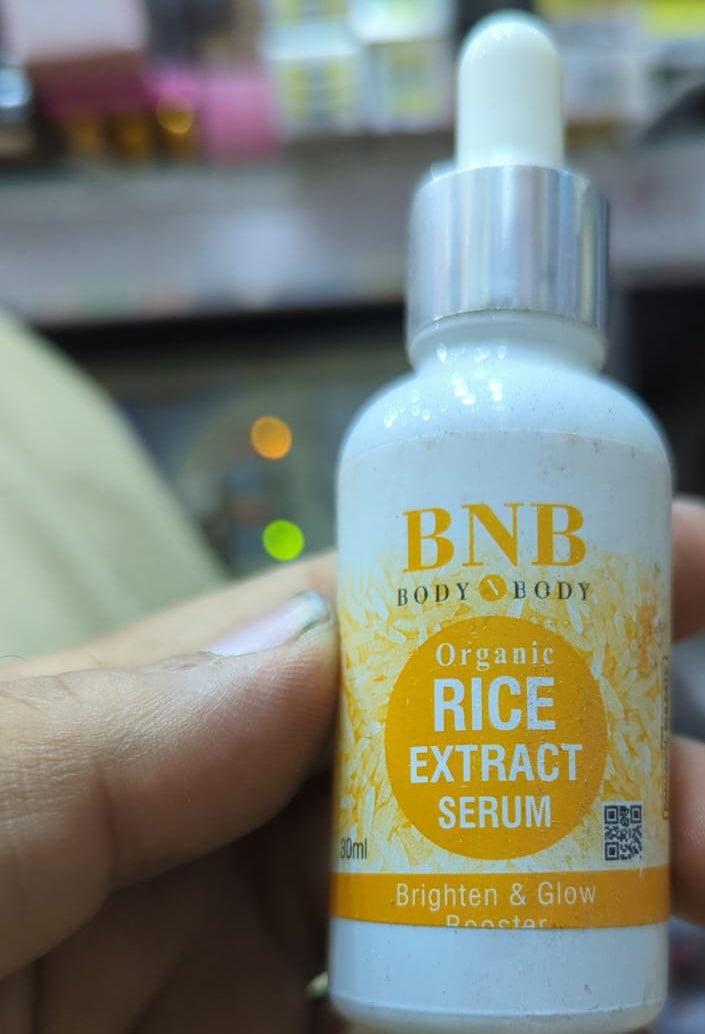 Bnb Rice Organic Extract & Brighten Glow Serum