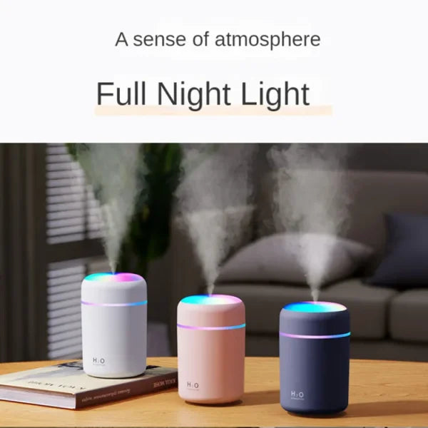 Portable USB Humidifier with LED Lights