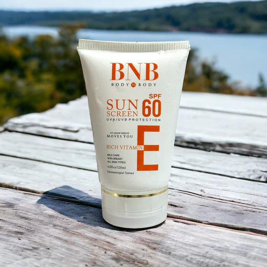 Bnb Sunscreen SPF-60 with Vitamin E (120ml)